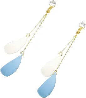 14k Gold Plated Hypoallergenic Earrings,dangly earrings for Women - Elegant Willow Leaf Drop Dangle Earrings, Minimalist Jewelry for Daily Wear Office Party