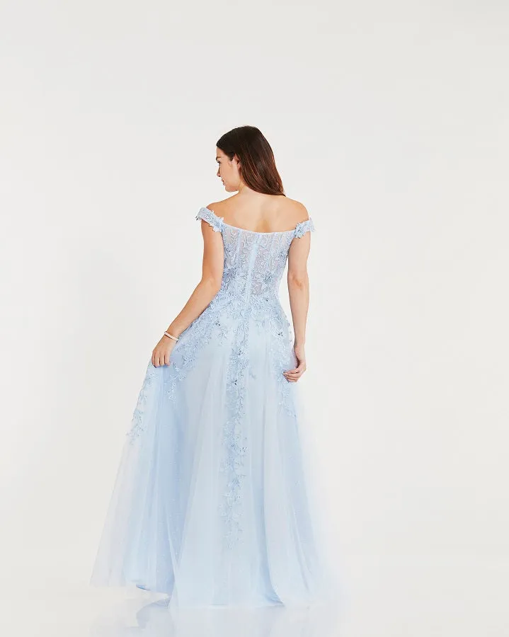 Baylin by Tiffanys fishtail prom dress
