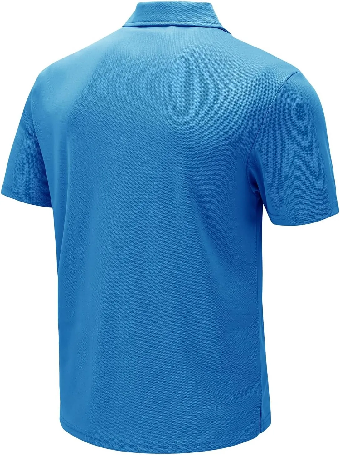 BGOWATU Men's Polo Shirts Short Sleeve Collared Golf Shirts Quick Dry Tennis Shirt Outdoor Sports Causal Shirts