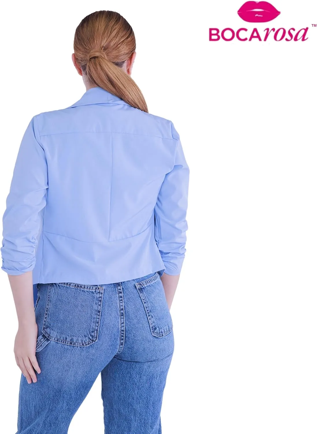 Blazer Long Sleeve Women Casual Business Open Front Long Sleeve Work Office Blazer Jacket Fashion Ladies Trendy