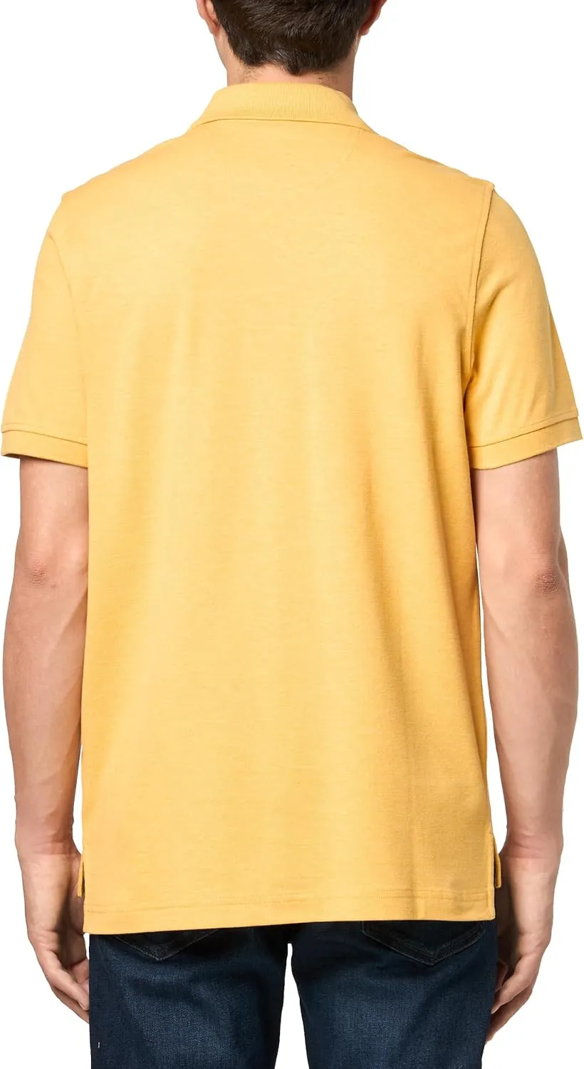 Brooks Brothers Men's Cotton Pique Stretch Logo Short Sleeve Polo Shirt