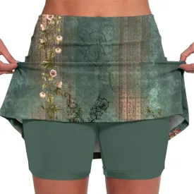 Elastic Yoga Culottes for Women Solid Color Athletic Shorts Lightweight High Waist Skinny Floral Print Joggers 2024