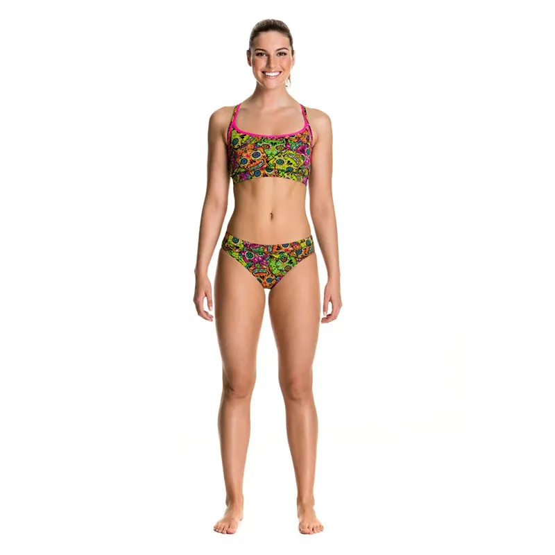 Funkita - Skull Keeper - Ladies Bikini Sports Top