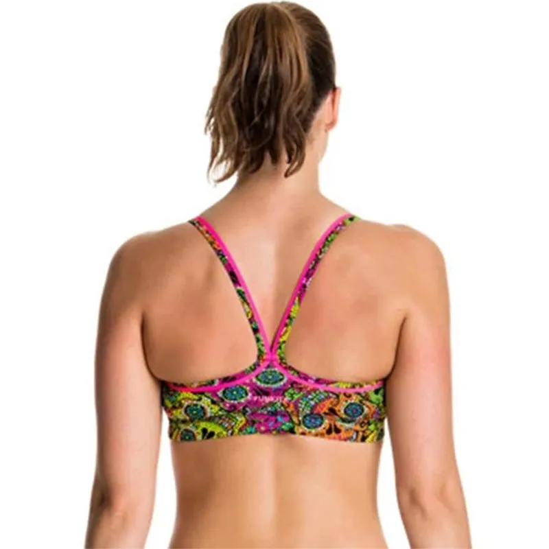 Funkita - Skull Keeper - Ladies Bikini Sports Top