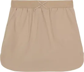 IZOD Girls' School Uniform Pull-on Scooter Skirt with Undershorts, Knit Waistband & Functional Pockets, Wrinkle Resistant