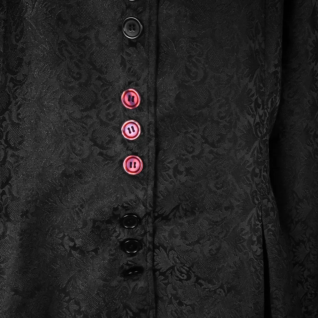 Long ladies black gothic coat
