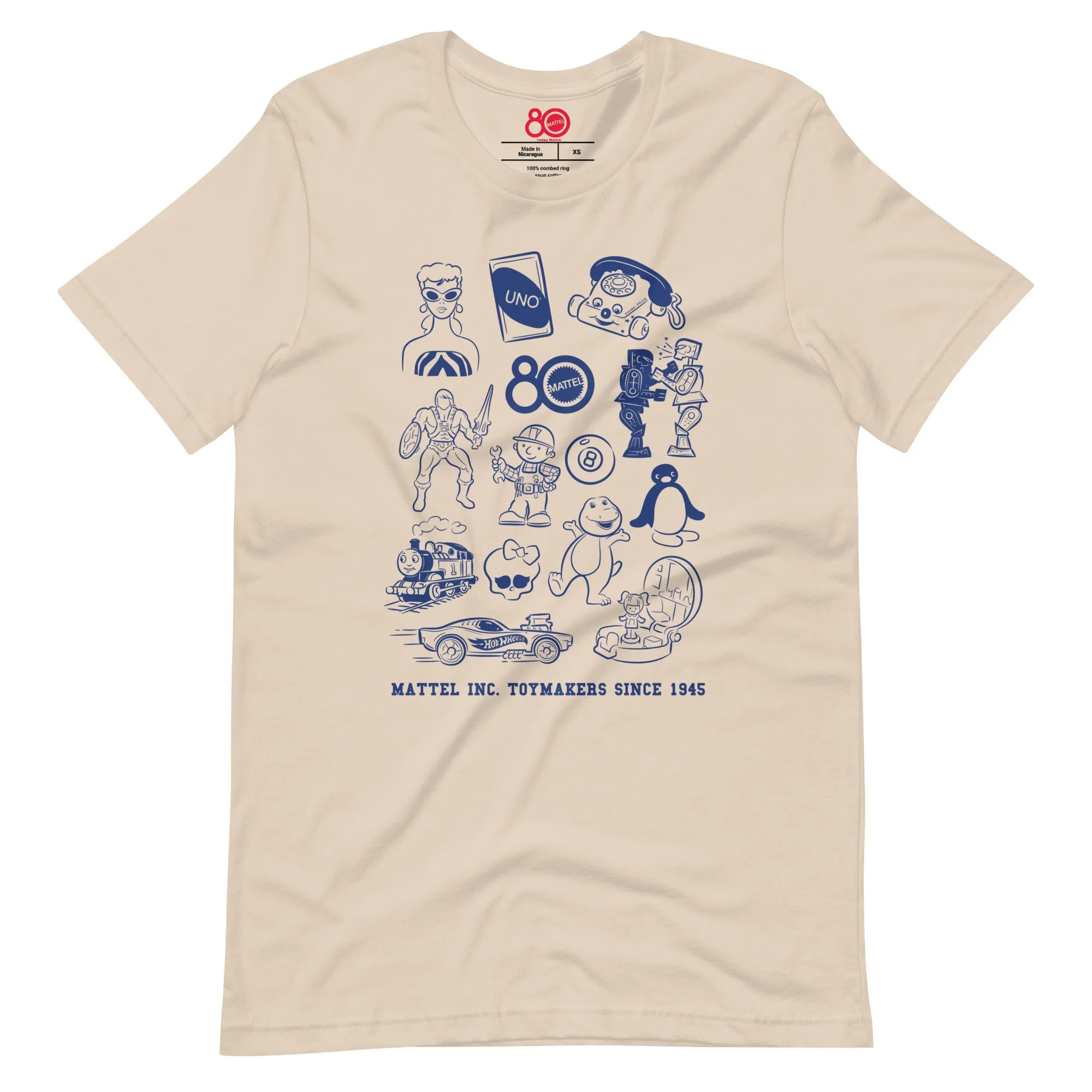Mattel 80th Brand Icons T-Shirt