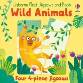 Matthew Oldham: Usborne First Jigsaws And Book: Wild Animals [2022] paperback