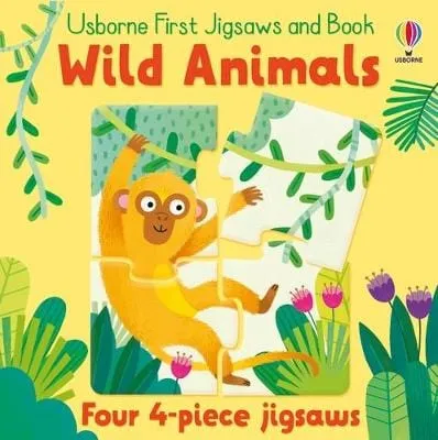 Matthew Oldham: Usborne First Jigsaws And Book: Wild Animals [2022] paperback