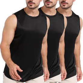 Mens Tank Tops Muscle Athletic Quick Dry Sleeveless Workout Fitness T Shirts for Men