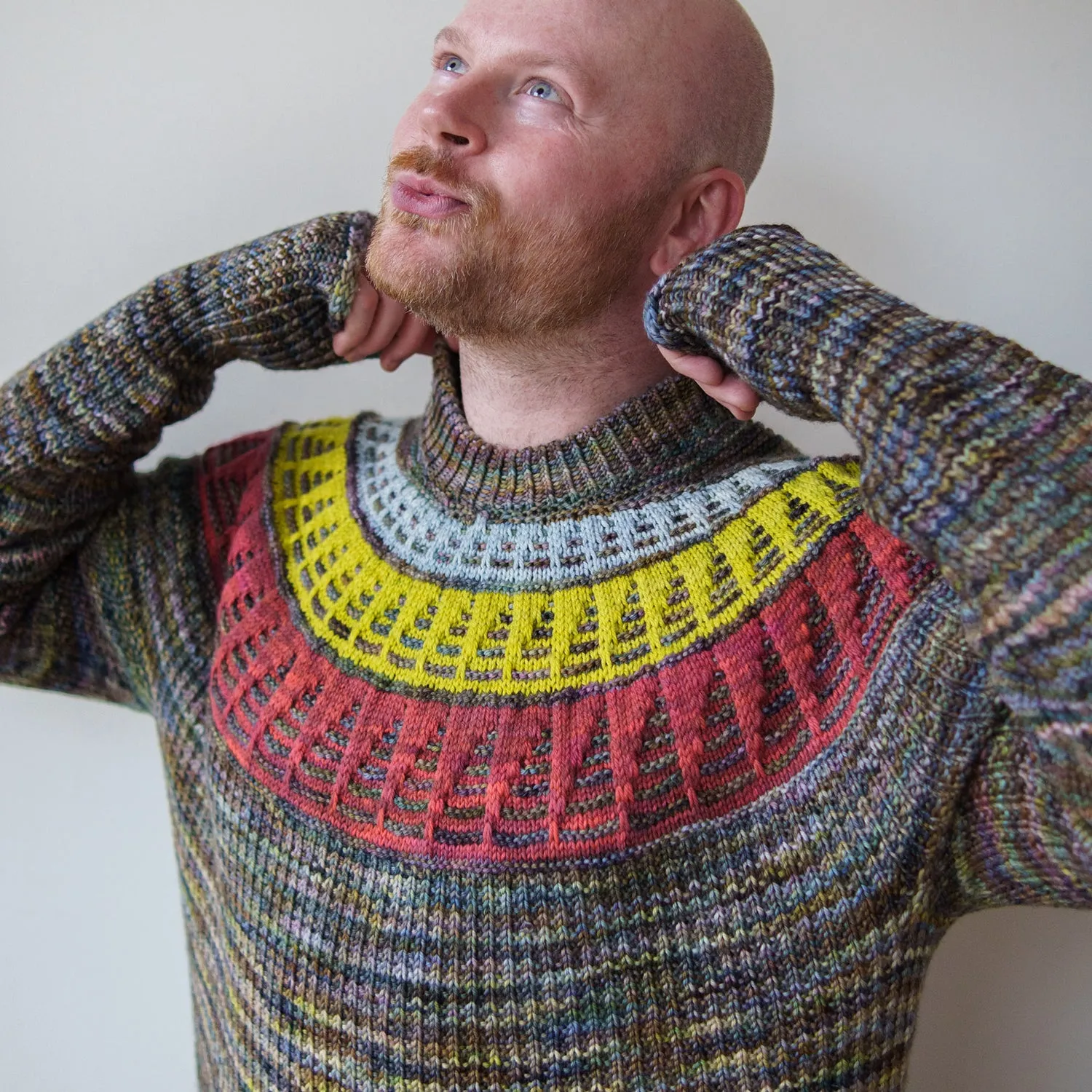 PAINTING TRIANGLES SWEATER - BRAND NEW CRAYONS