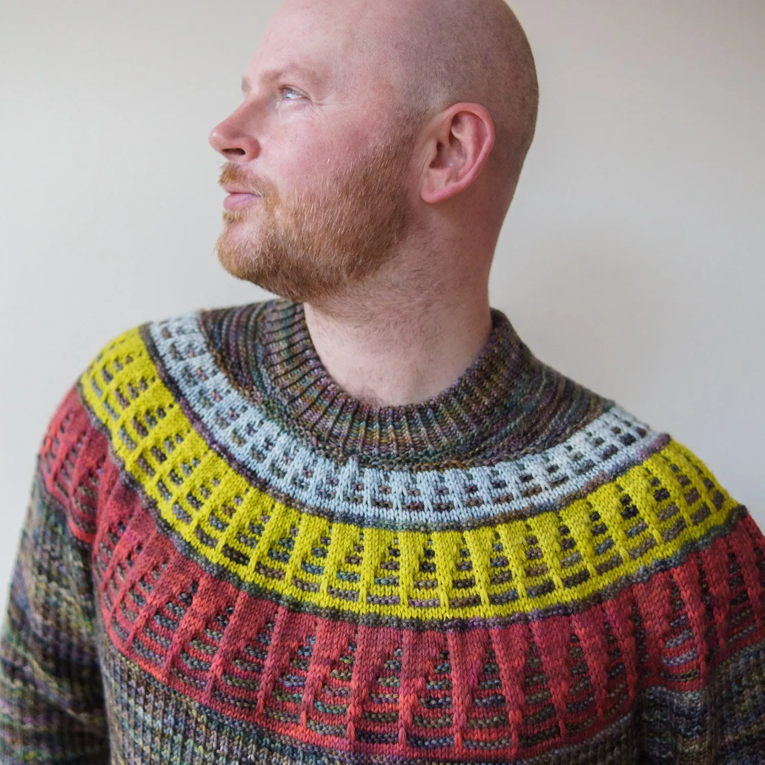 PAINTING TRIANGLES SWEATER - BRAND NEW CRAYONS