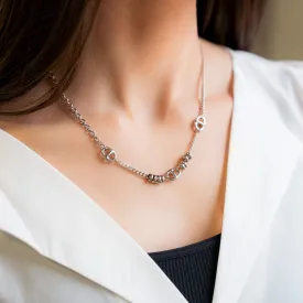POSSESSED | Silver Steel Pig Nose Necklace