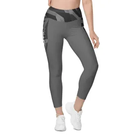 Queen Savage Black Yoga Tights with Pockets