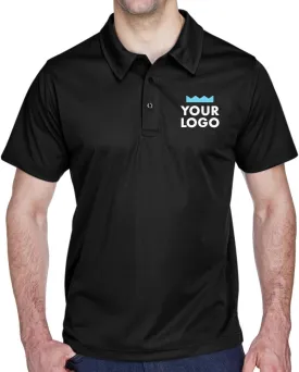 Queensboro Custom Embroidered Polo Shirt for Men Personalized with Your Logo for Professional, Athletic, or Casual Wear