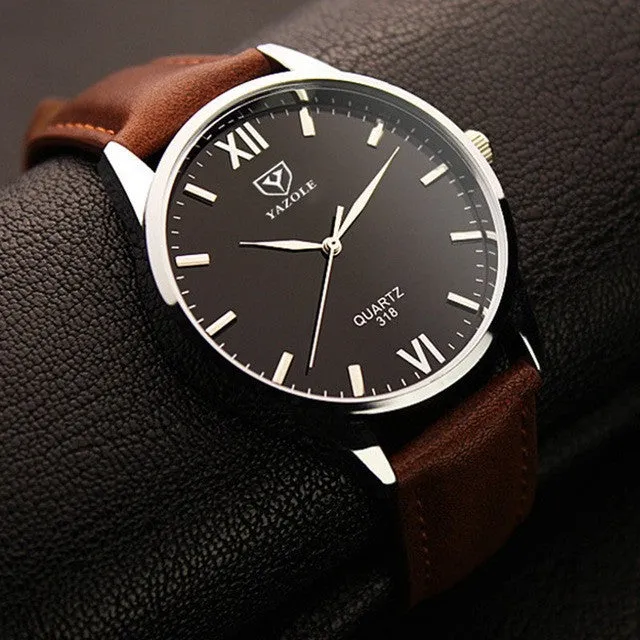 Yazole Brand Luxury Quartz Watch Men